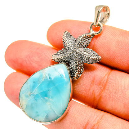Larimar Pendants handcrafted by Ana Silver Co - PD8613