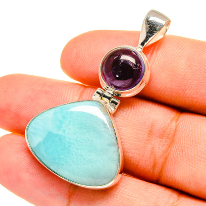 Larimar Pendants handcrafted by Ana Silver Co - PD8616
