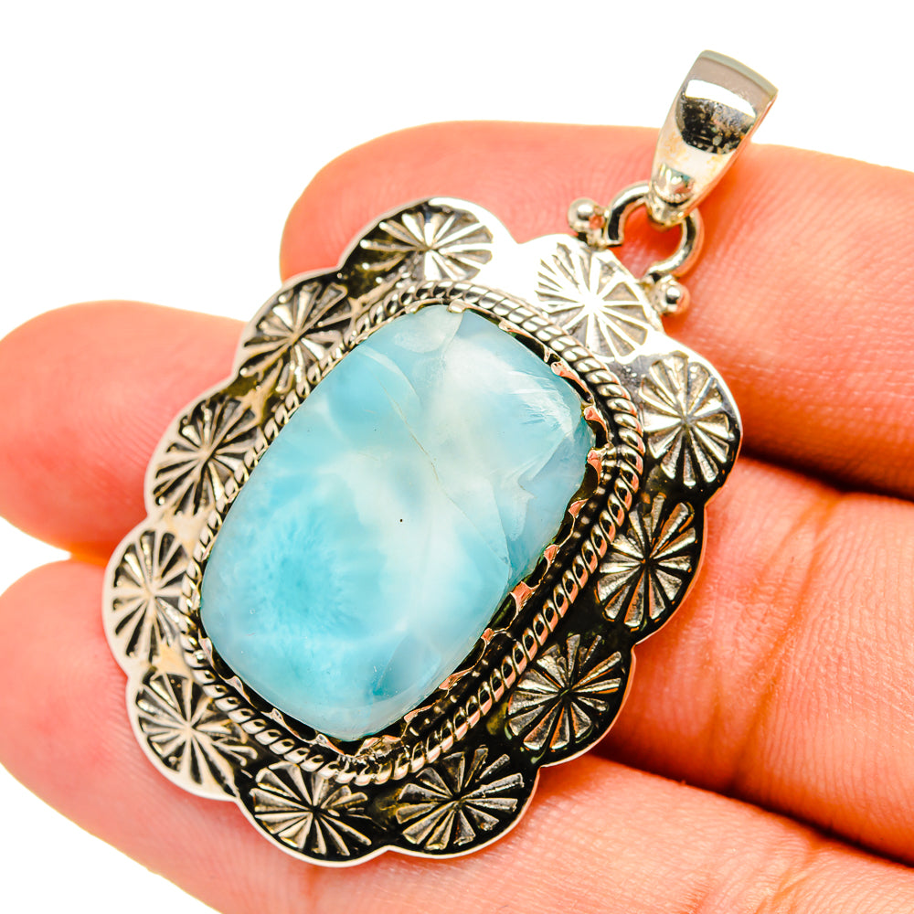 Larimar Pendants handcrafted by Ana Silver Co - PD8617