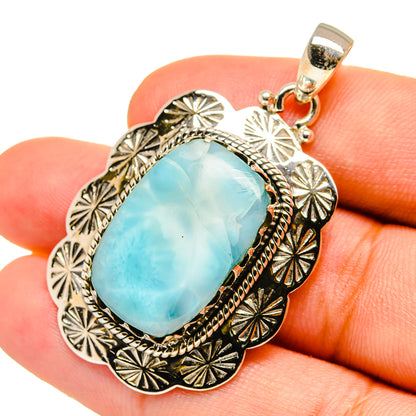 Larimar Pendants handcrafted by Ana Silver Co - PD8617