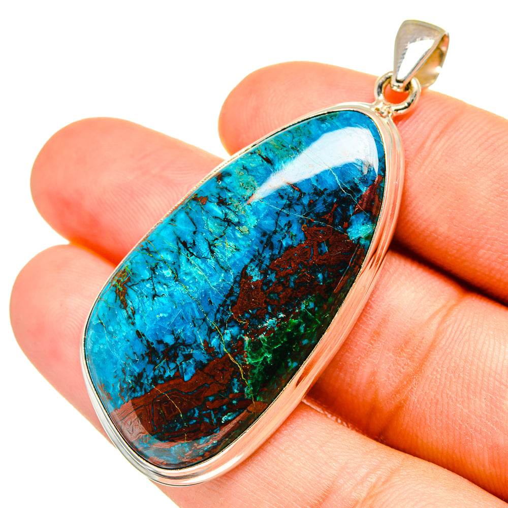 Shattuckite Pendants handcrafted by Ana Silver Co - PD8624