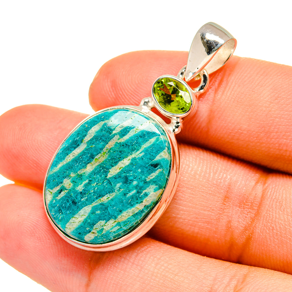 Amazonite Pendants handcrafted by Ana Silver Co - PD8628