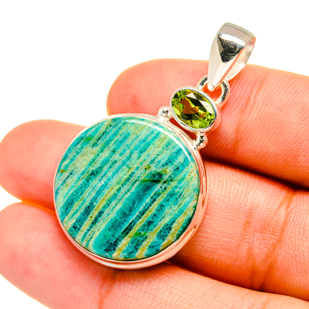 Amazonite Pendants handcrafted by Ana Silver Co - PD8629