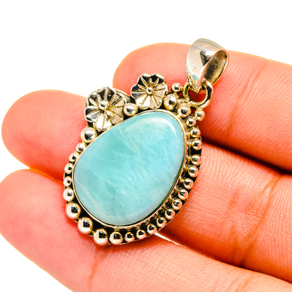 Larimar Pendants handcrafted by Ana Silver Co - PD8630
