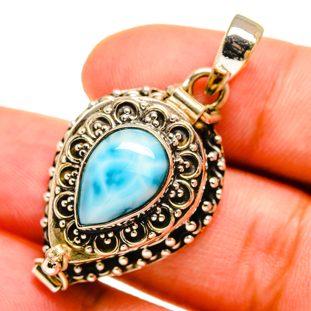 Larimar Pendants handcrafted by Ana Silver Co - PD8632