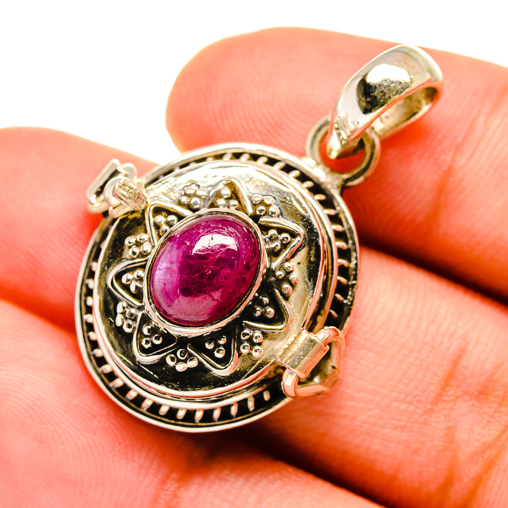 Ruby Pendants handcrafted by Ana Silver Co - PD8640