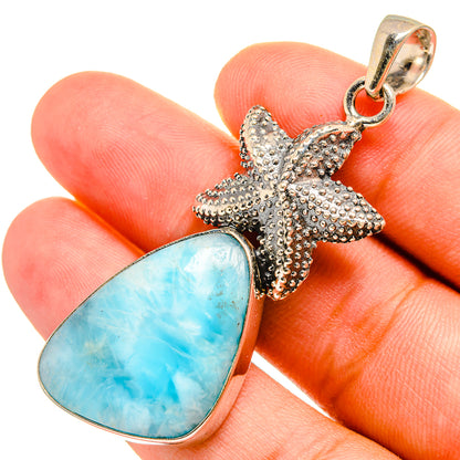 Larimar Pendants handcrafted by Ana Silver Co - PD8649