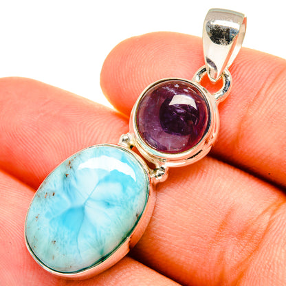 Larimar Pendants handcrafted by Ana Silver Co - PD8651