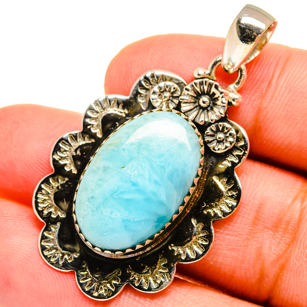 Larimar Pendants handcrafted by Ana Silver Co - PD8654