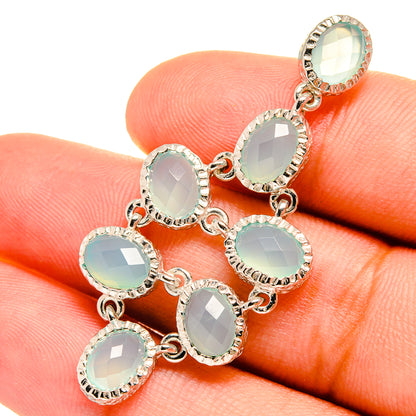 Aqua Chalcedony Pendants handcrafted by Ana Silver Co - PD8658