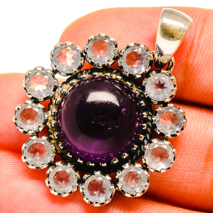 Amethyst Pendants handcrafted by Ana Silver Co - PD8677