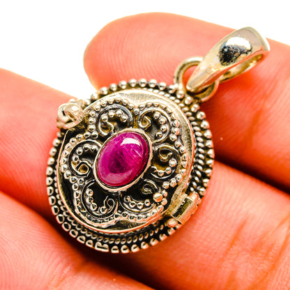 Ruby Pendants handcrafted by Ana Silver Co - PD8694