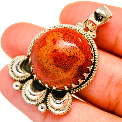 Sponge Coral Pendants handcrafted by Ana Silver Co - PD8695