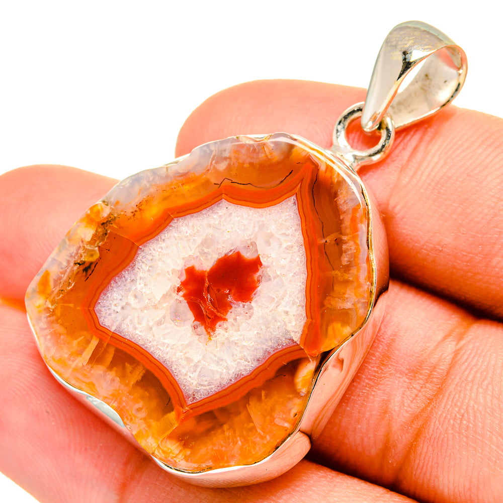 Geode Slice Pendants handcrafted by Ana Silver Co - PD8702