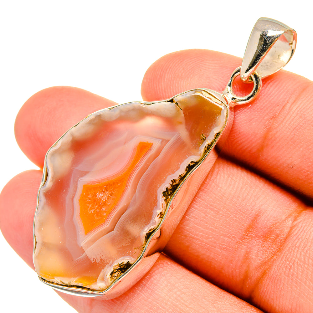 Geode Slice Pendants handcrafted by Ana Silver Co - PD8703
