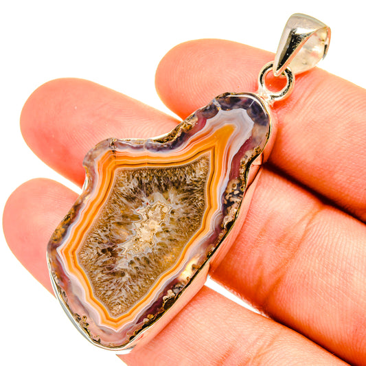 Geode Slice Pendants handcrafted by Ana Silver Co - PD8721