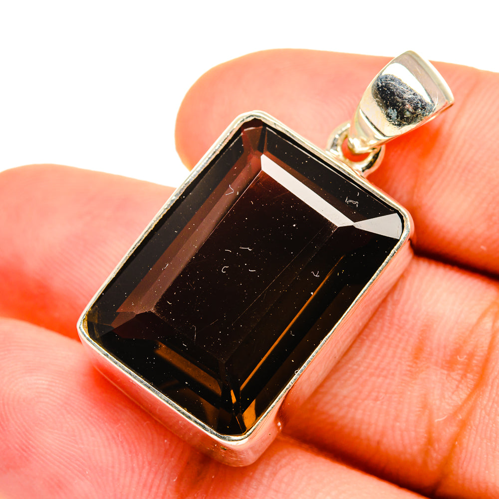 Smoky Quartz Pendants handcrafted by Ana Silver Co - PD8750