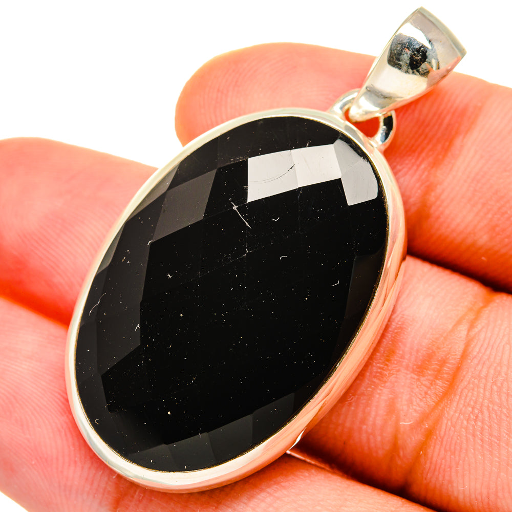 Black Onyx Pendants handcrafted by Ana Silver Co - PD8753