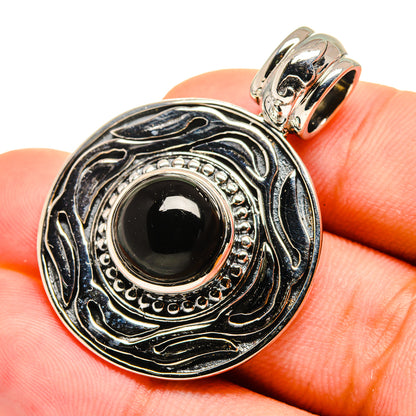 Black Onyx Pendants handcrafted by Ana Silver Co - PD8754