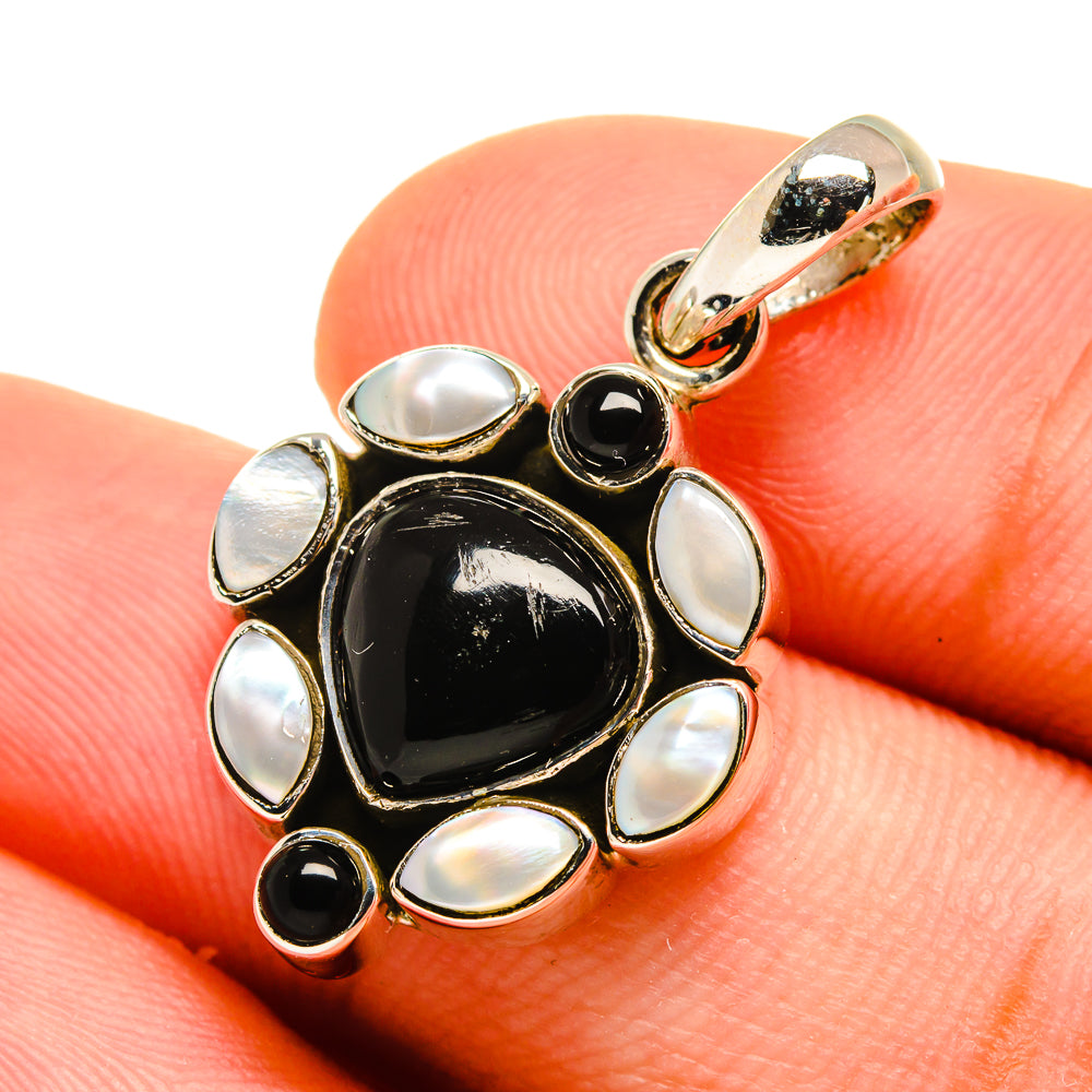 Black Onyx Pendants handcrafted by Ana Silver Co - PD8756