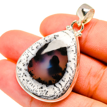 Dendritic Opal Pendants handcrafted by Ana Silver Co - PD8757