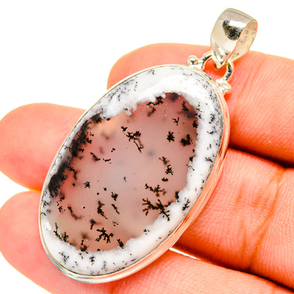Dendritic Opal Pendants handcrafted by Ana Silver Co - PD8761