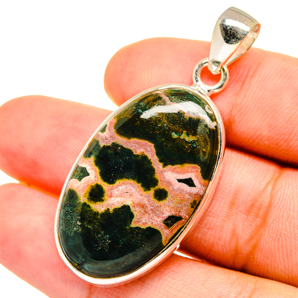 Ocean Jasper Pendants handcrafted by Ana Silver Co - PD8770