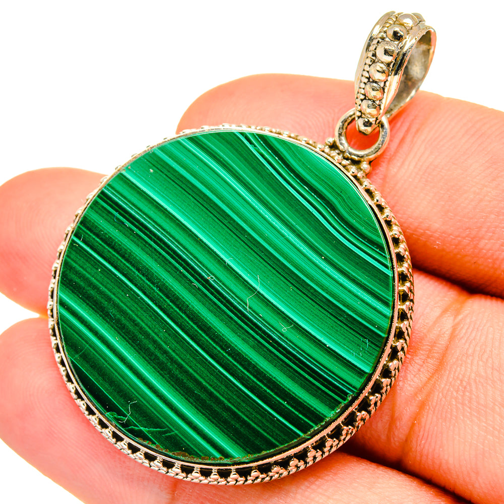 Malachite Pendants handcrafted by Ana Silver Co - PD8772