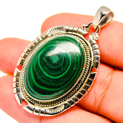 Malachite Pendants handcrafted by Ana Silver Co - PD8773