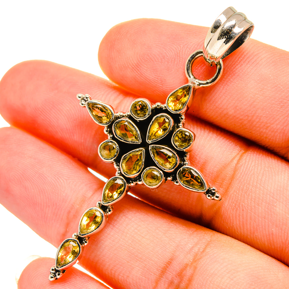 Citrine Pendants handcrafted by Ana Silver Co - PD8784