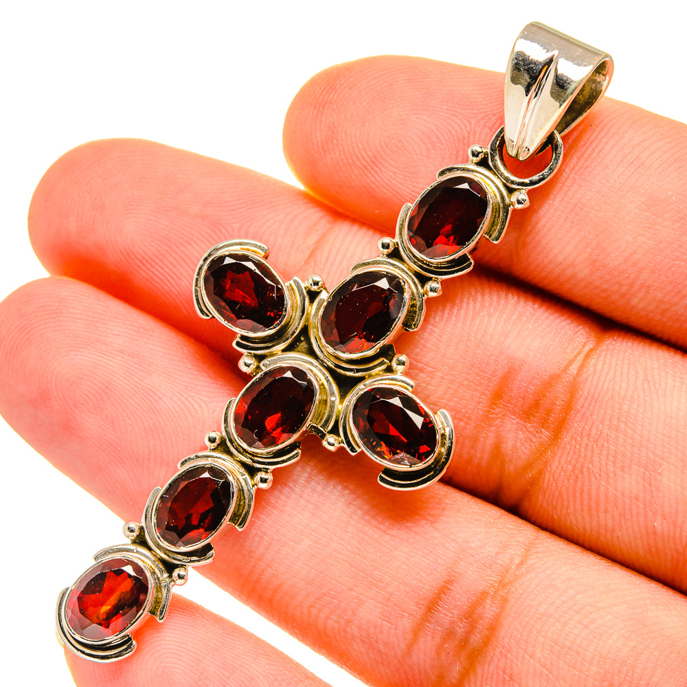 Garnet Pendants handcrafted by Ana Silver Co - PD8788