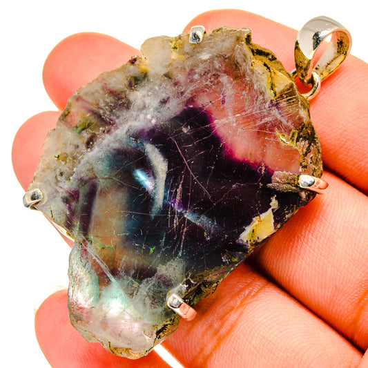 Fluorite Pendants handcrafted by Ana Silver Co - PD8797