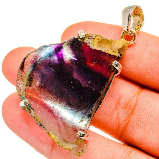 Fluorite Pendants handcrafted by Ana Silver Co - PD8800