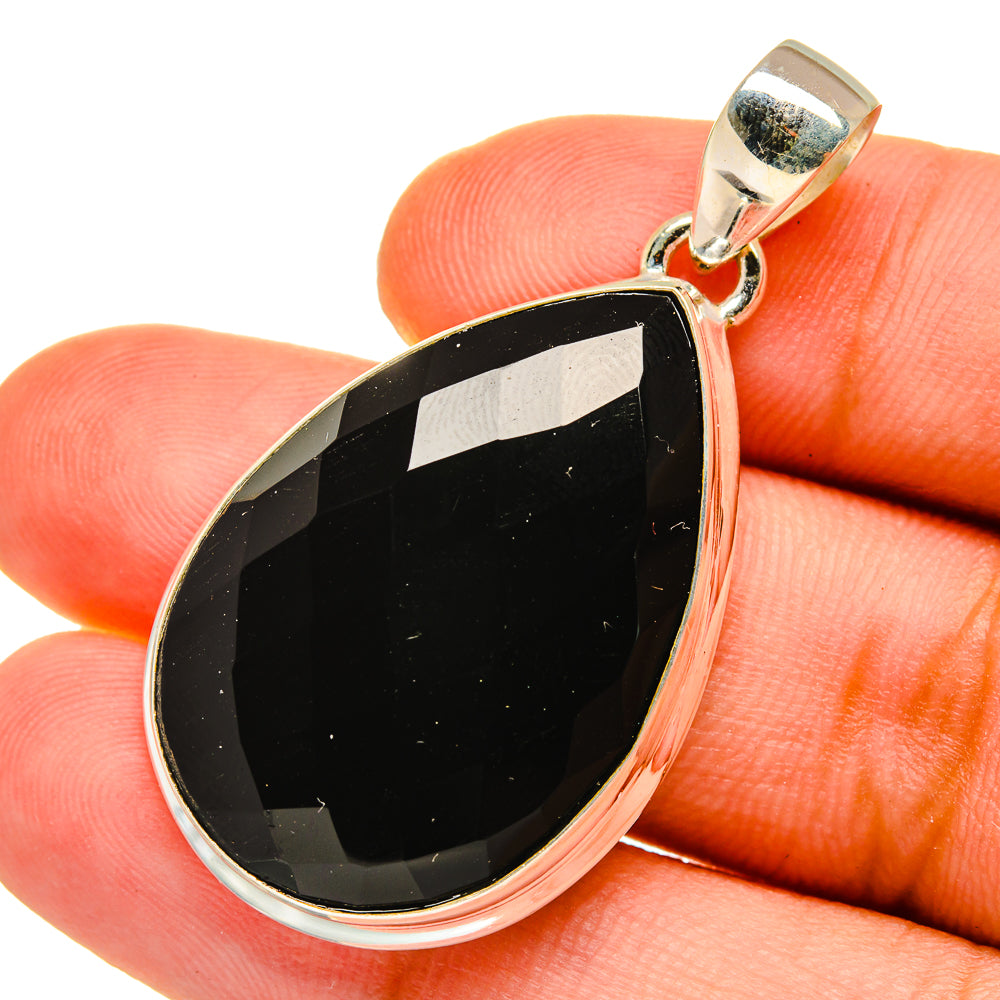 Black Onyx Pendants handcrafted by Ana Silver Co - PD8807