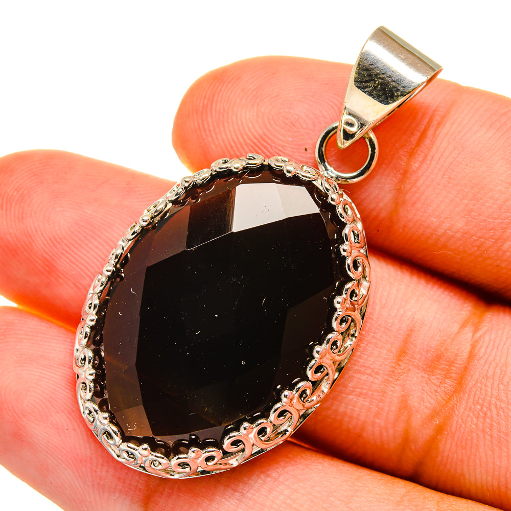 Smoky Quartz Pendants handcrafted by Ana Silver Co - PD8808
