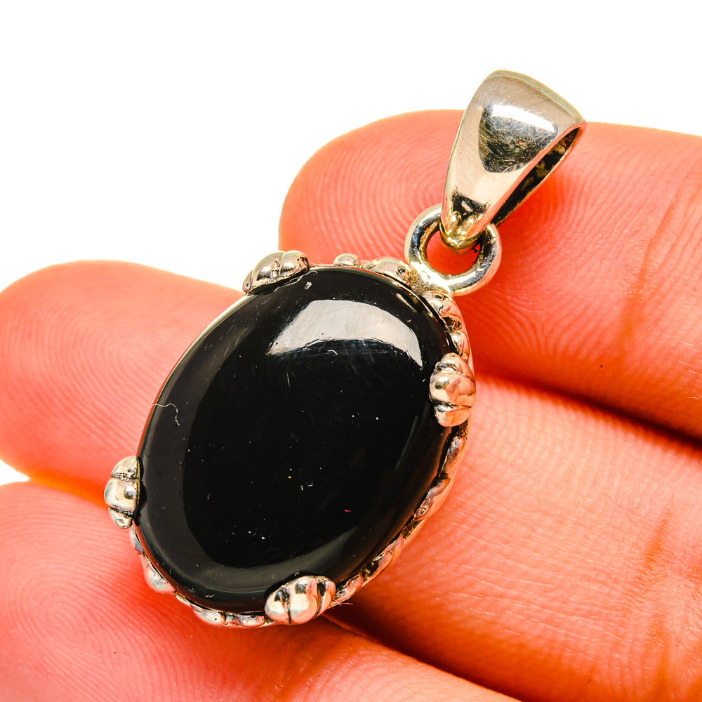 Black Onyx Pendants handcrafted by Ana Silver Co - PD8809