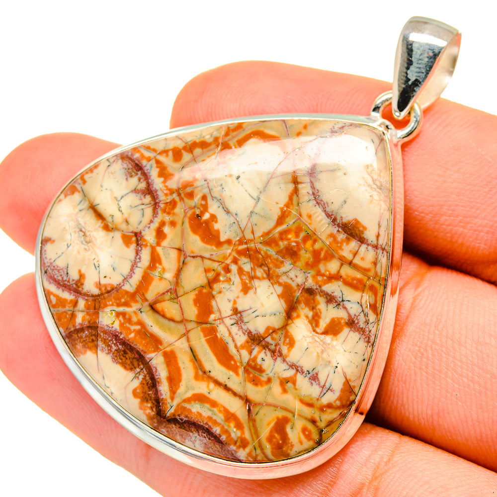 Poppy Jasper Pendants handcrafted by Ana Silver Co - PD8816