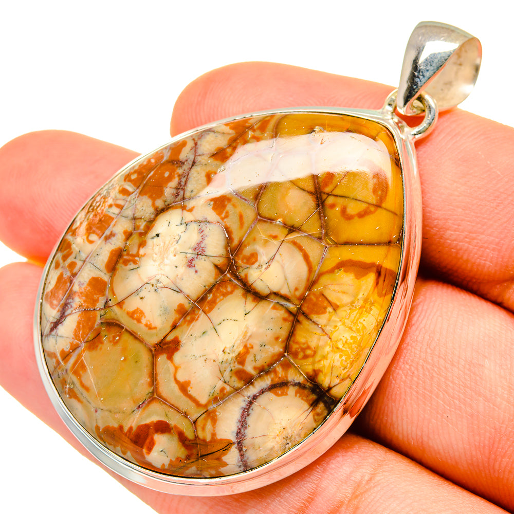 Poppy Jasper Pendants handcrafted by Ana Silver Co - PD8817