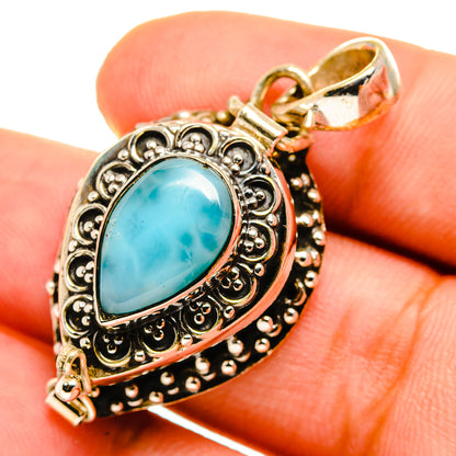 Larimar Pendants handcrafted by Ana Silver Co - PD8833