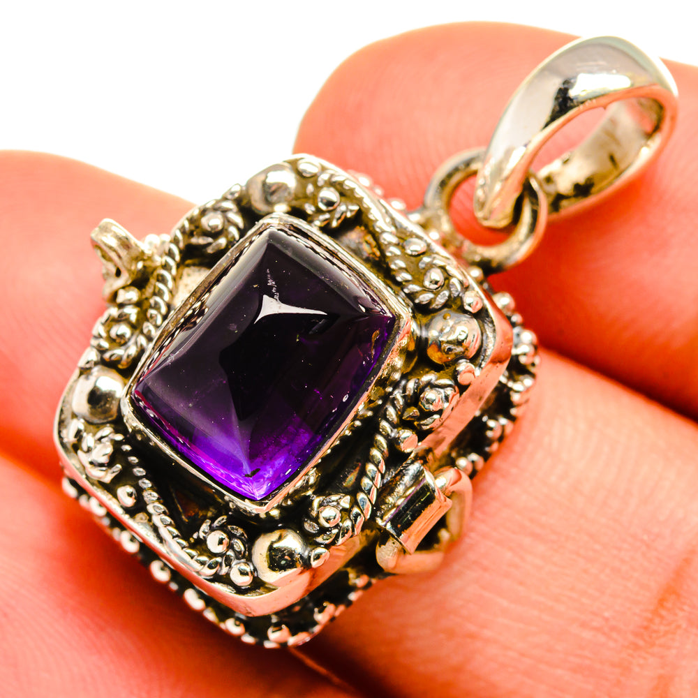 Amethyst Pendants handcrafted by Ana Silver Co - PD8840