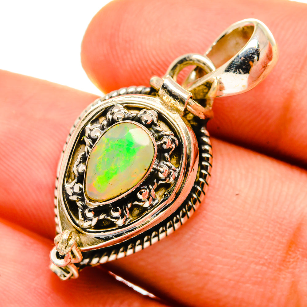 Ethiopian Opal Pendants handcrafted by Ana Silver Co - PD8842