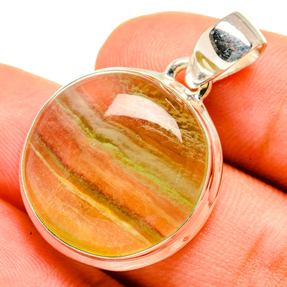 Green Fluorite Pendants handcrafted by Ana Silver Co - PD8847