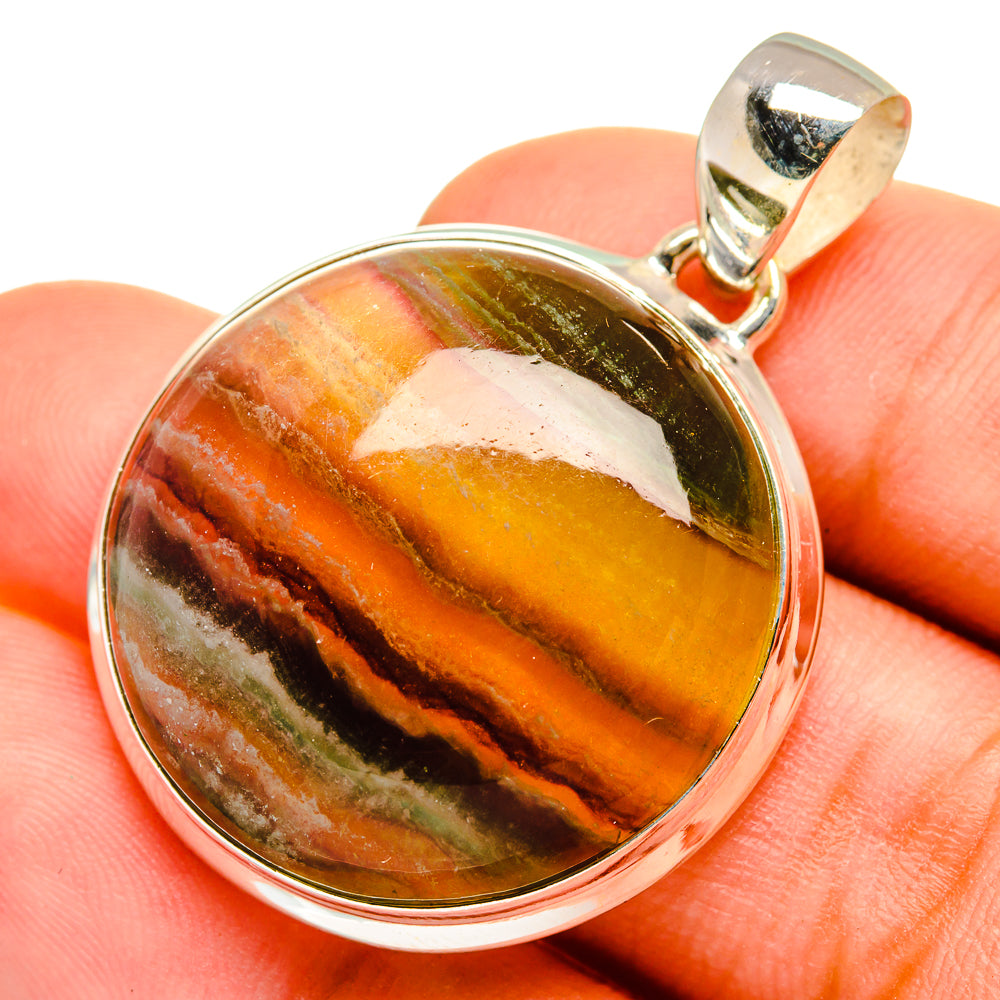 Fluorite Pendants handcrafted by Ana Silver Co - PD8848