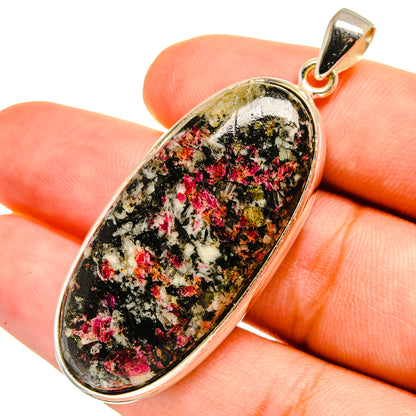 Russian Eudialyte Pendants handcrafted by Ana Silver Co - PD8853