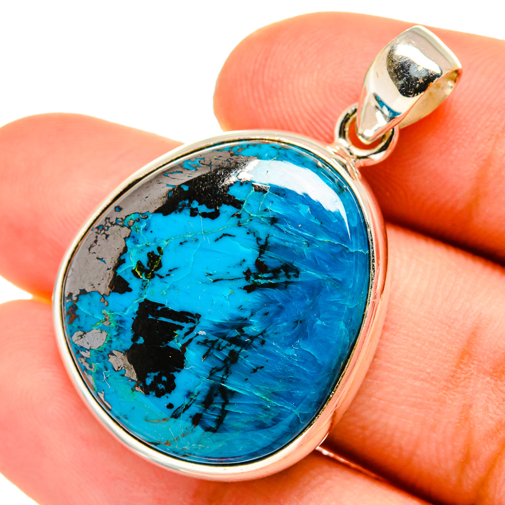 Shattuckite Pendants handcrafted by Ana Silver Co - PD8856