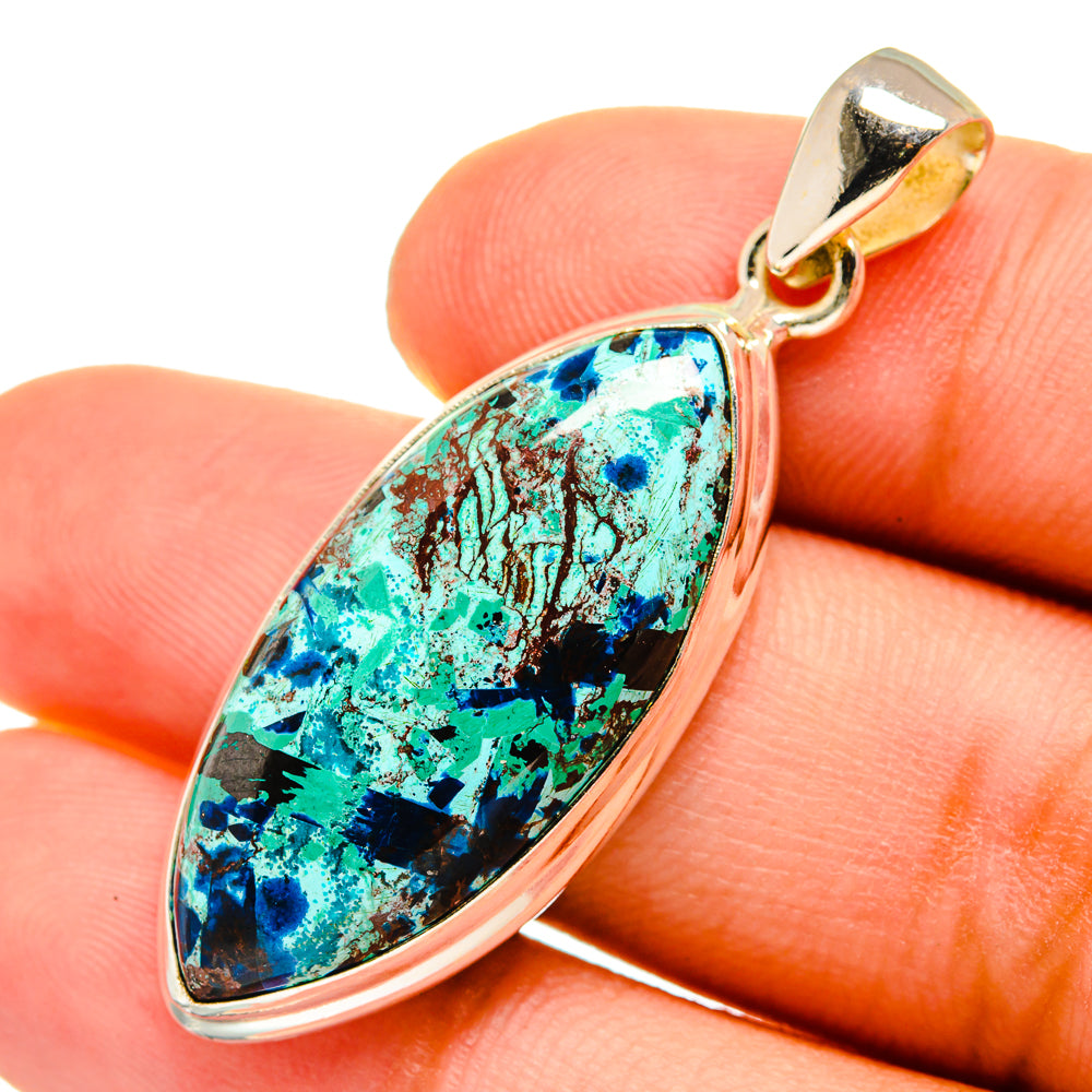 Shattuckite Pendants handcrafted by Ana Silver Co - PD8857