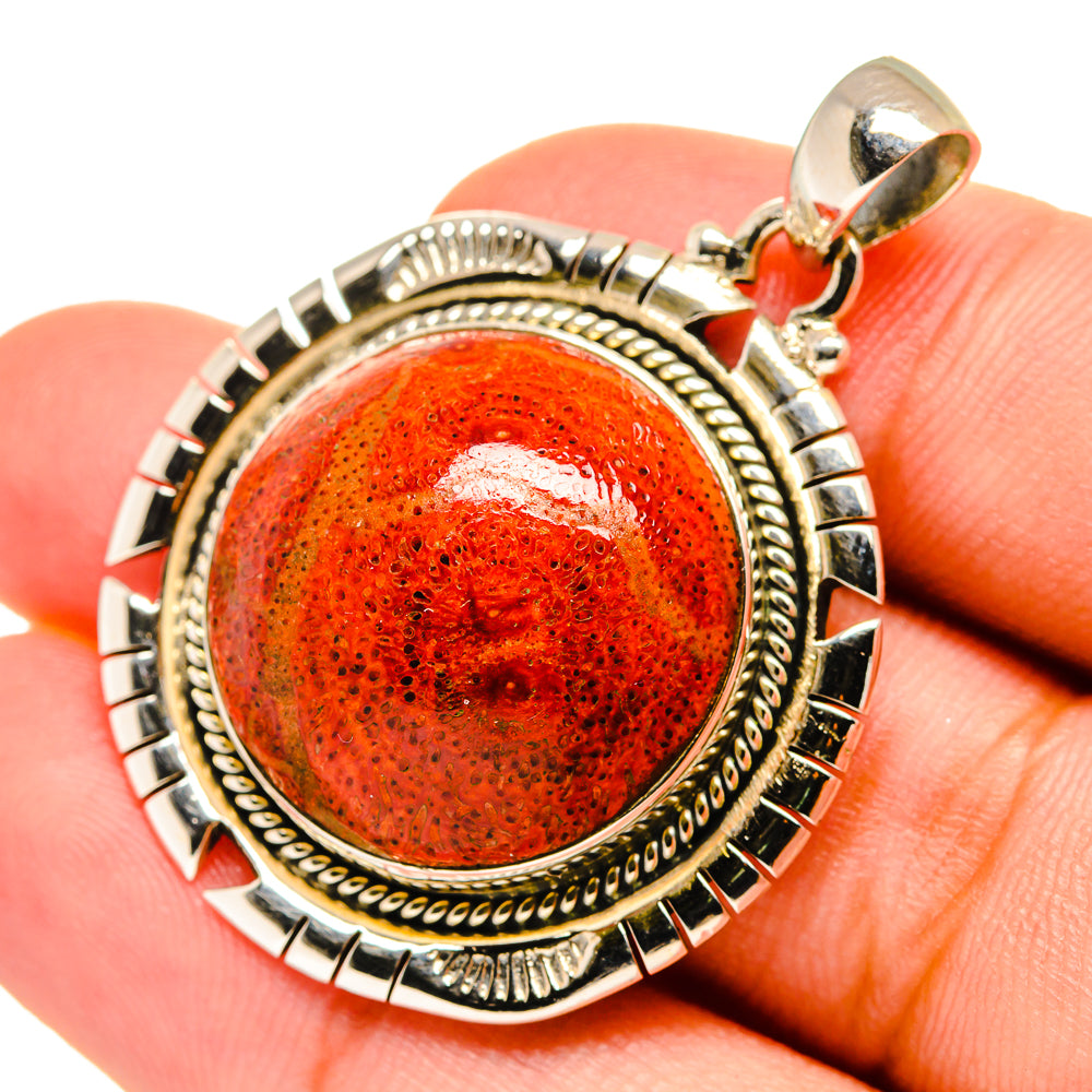 Sponge Coral Pendants handcrafted by Ana Silver Co - PD8889