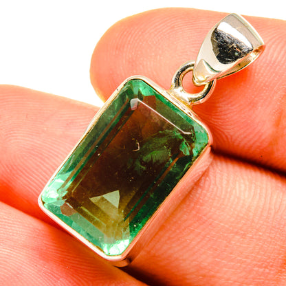 Green Fluorite Pendants handcrafted by Ana Silver Co - PD8906