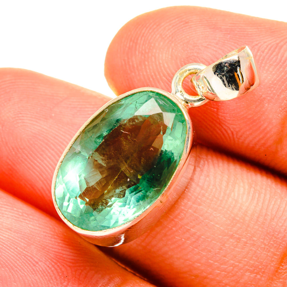 Green Fluorite Pendants handcrafted by Ana Silver Co - PD8910