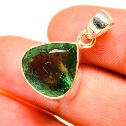 Green Fluorite Pendants handcrafted by Ana Silver Co - PD8911